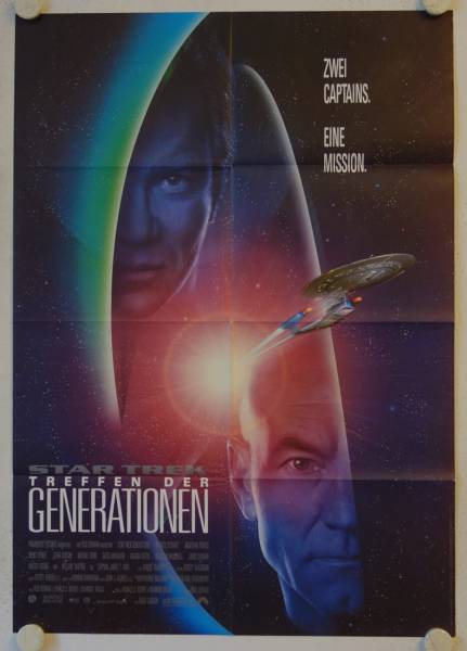 Star Trek: Generations original release german movie poster